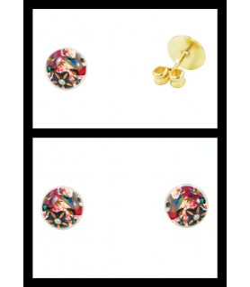 Pendientes enchufe Colibríes
