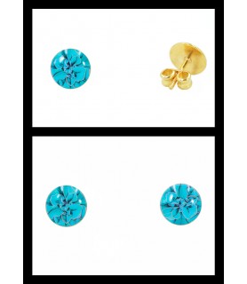 Pendientes enchufe, Flor...