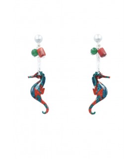 Pendientes caballito, bi-color