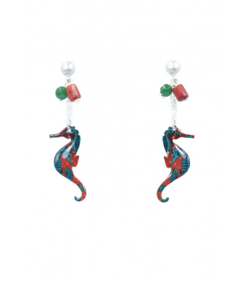 Pendientes caballito, bi-color