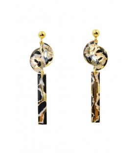 Pendientes Semi circulo,...