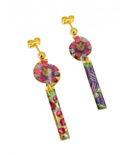 Pendientes Semi circulo,...