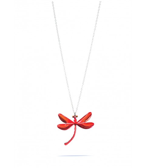 Collar Libélula roja, Plata de ley