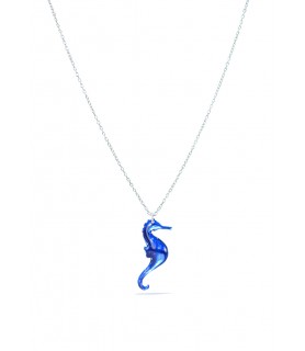 Collar caballito azul,...