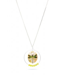 Collar Aro, Libélula verde