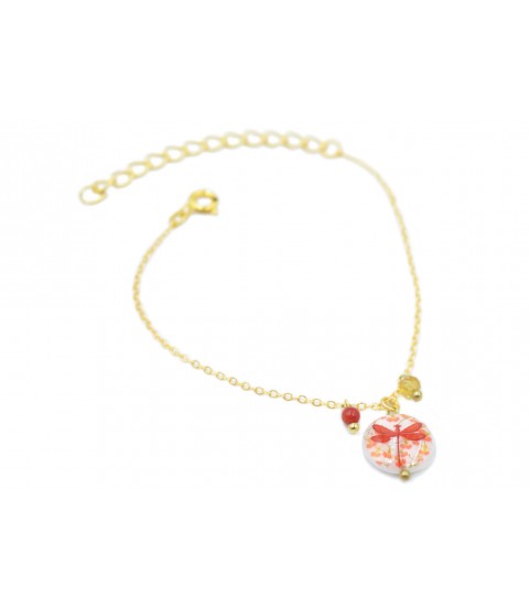 Pulsera nácar, Libélula roja
