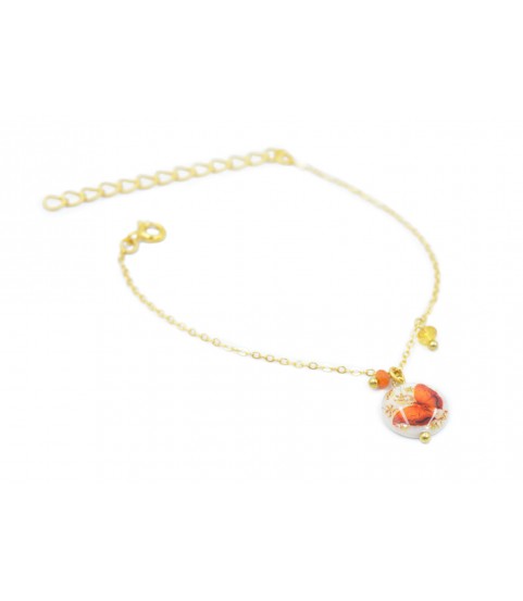 Pulsera nácar, Mariposa naranja